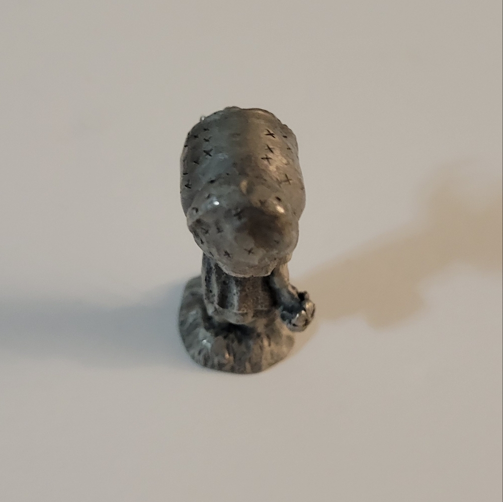Hallmark Little Gallery Fine Pewter Girl w Bird Figurine Miniature - Picture 3 of 9